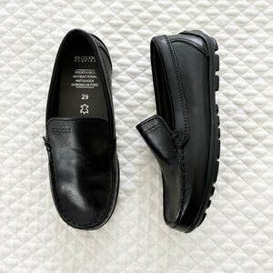NWT Geox Black Loafers, Size 29 (11)